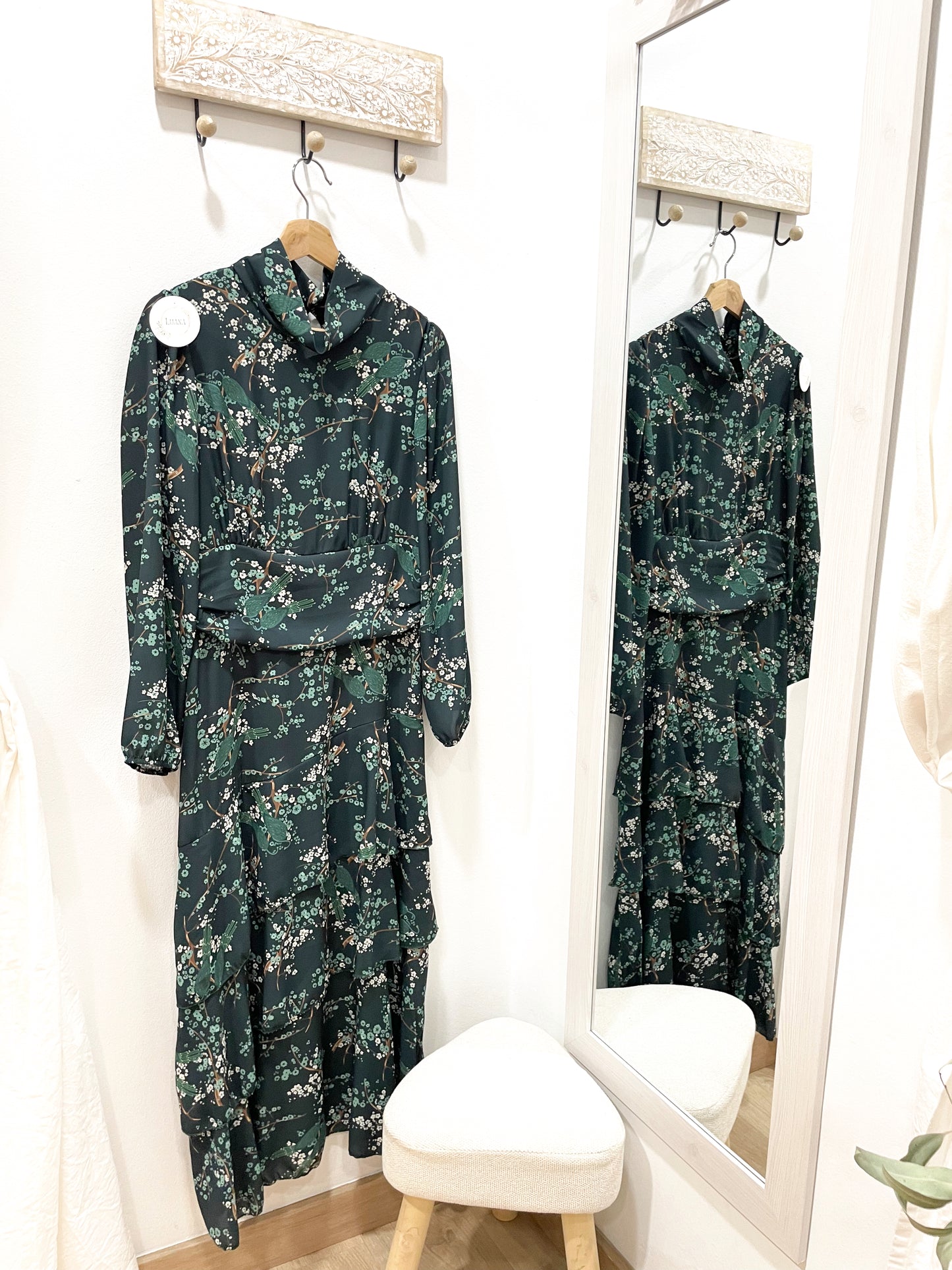 Vestido estampado floral