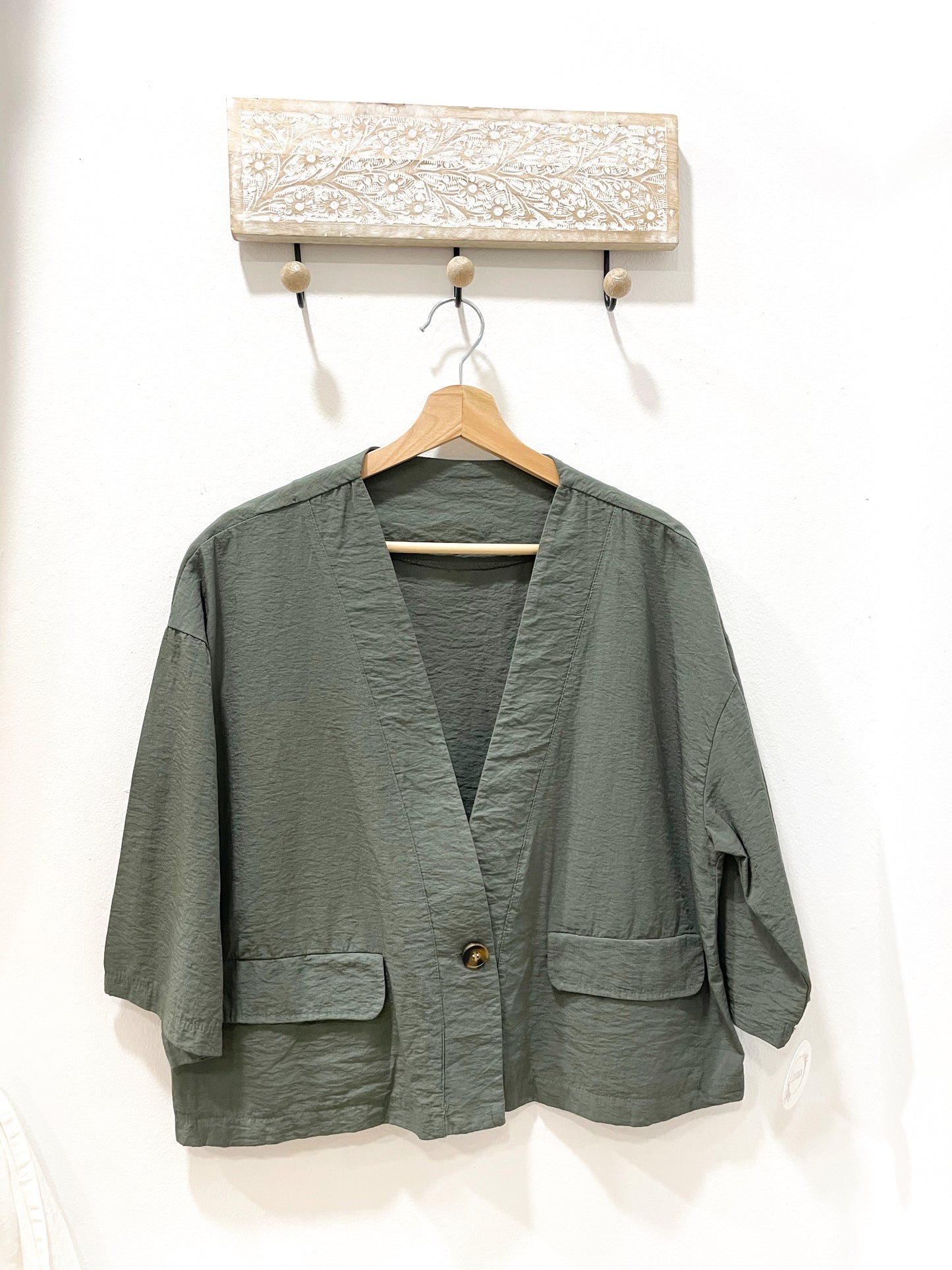 Chaqueta botón