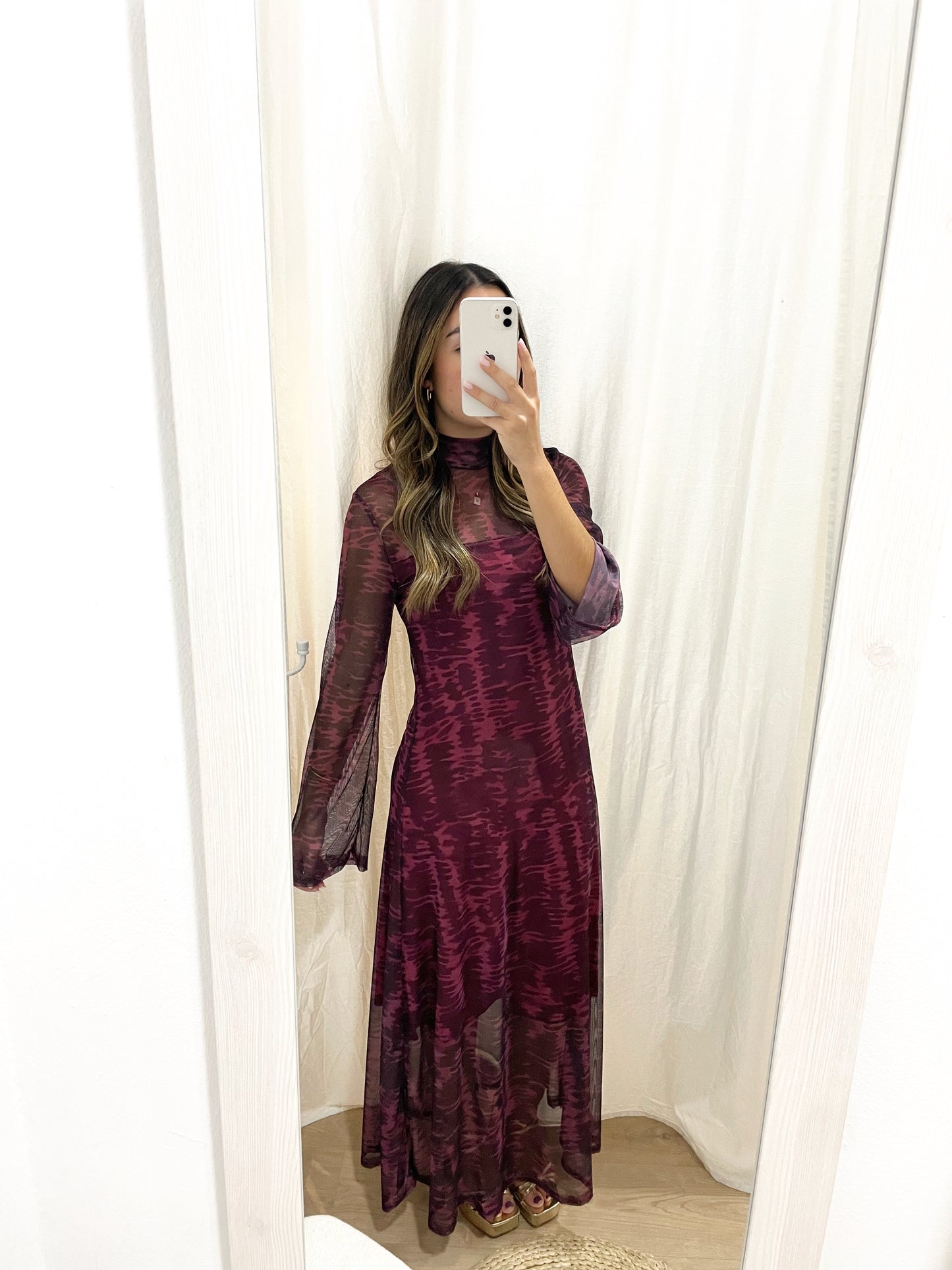 Vestido tul estampado (+colores)