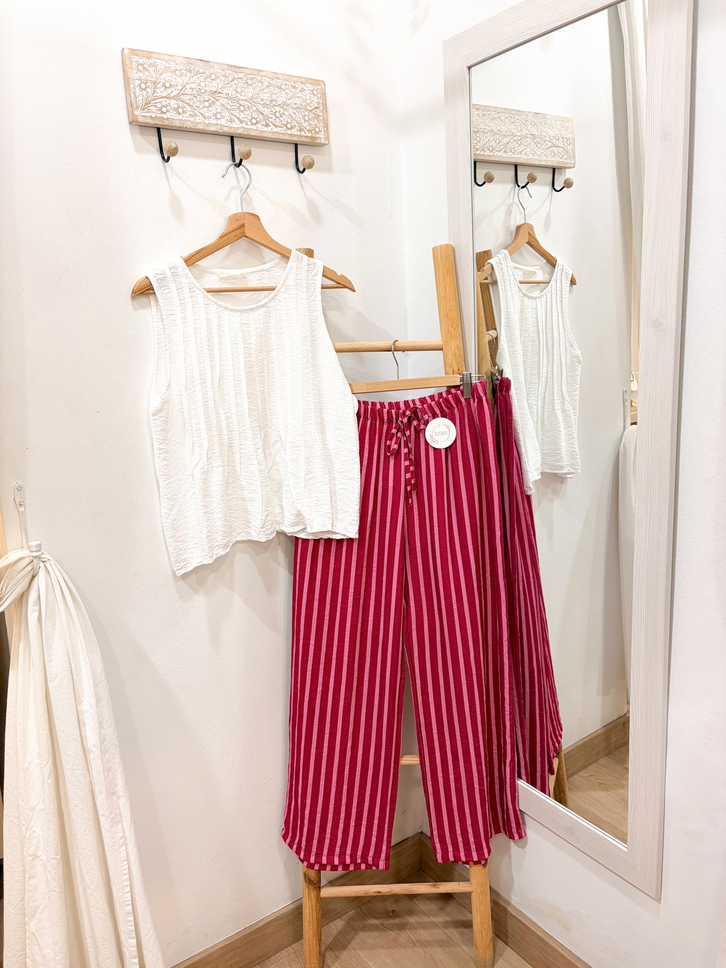 Blusa plisada
