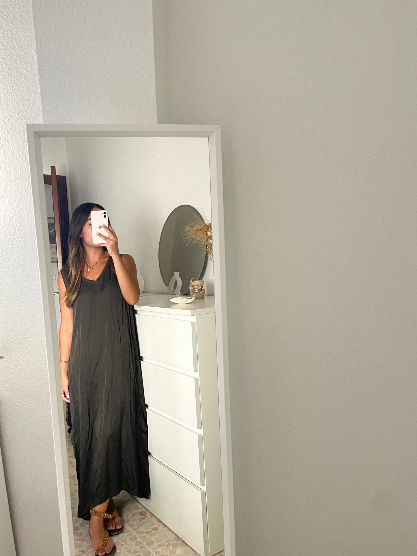 Vestido marrón