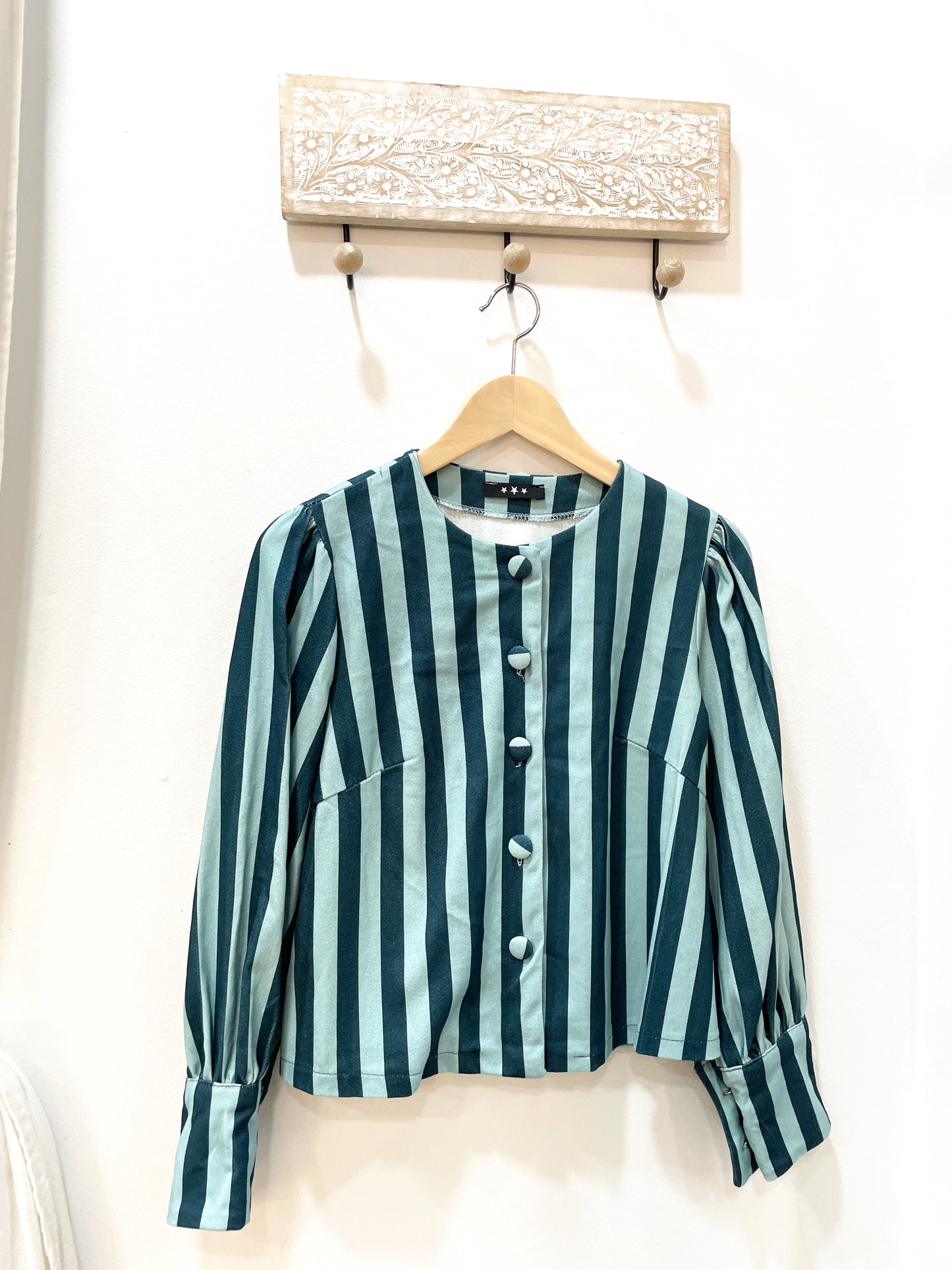 Chaqueta vaquera rayas