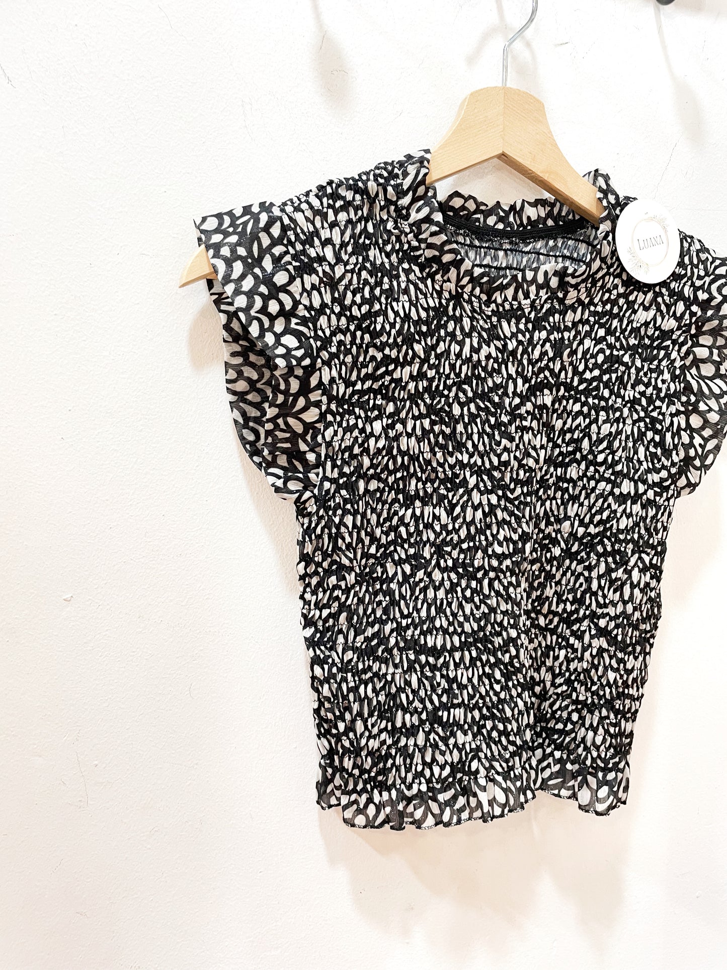 Blusa nido de abeja