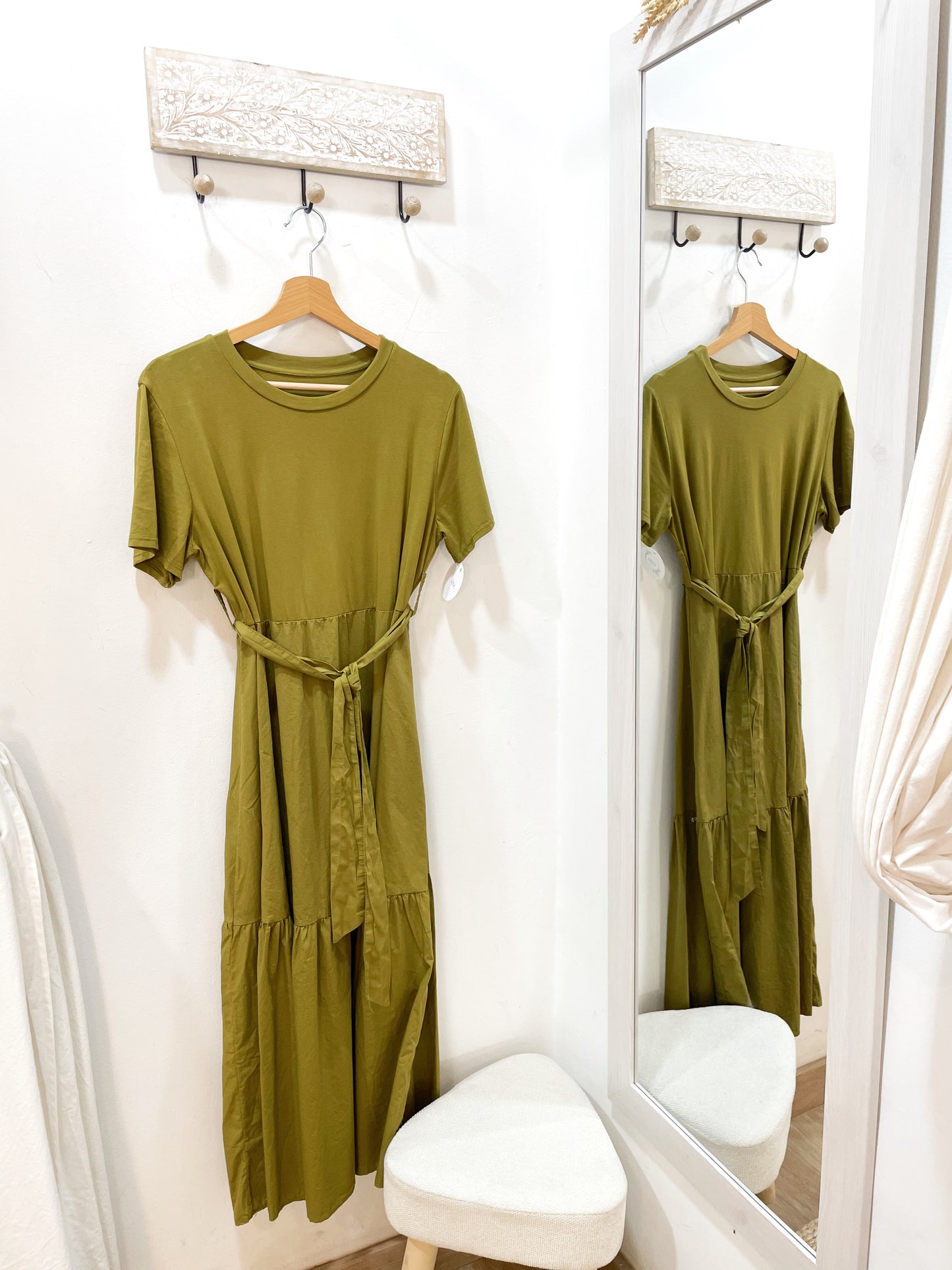 Vestido contraste