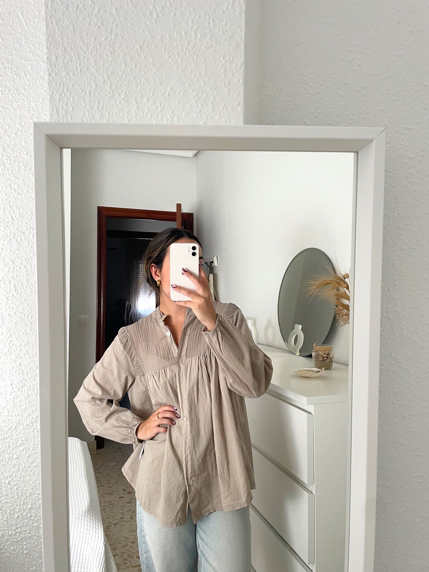 Blusa contraste