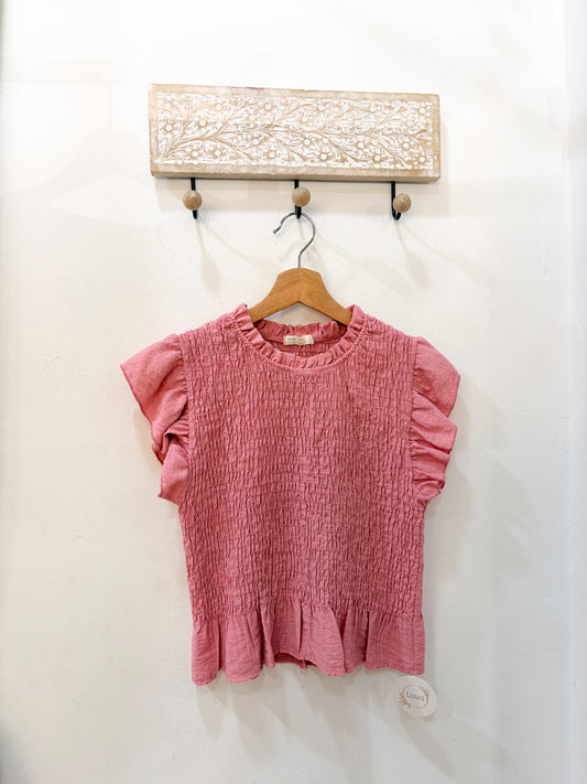 Blusa nido de abeja