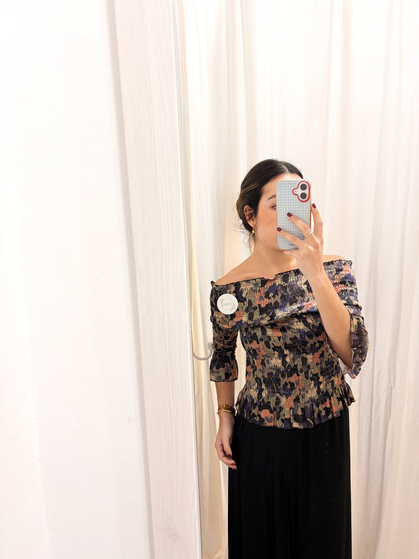 Top estampado satinado (+colores)