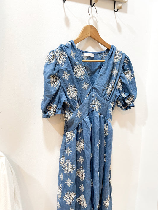 Vestido tela vaquera