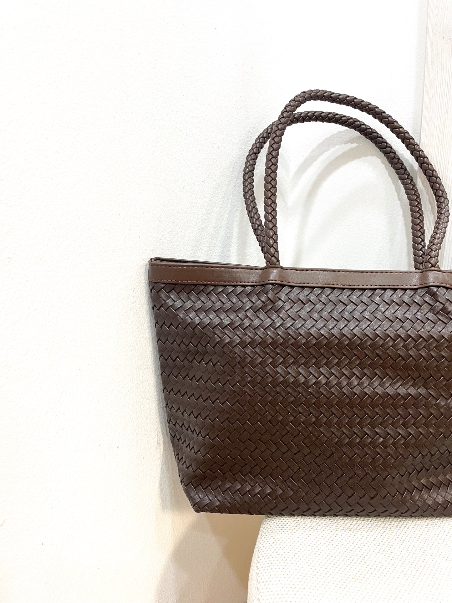 Bolso trenzado shopper