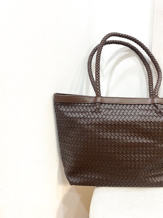 Bolso trenzado shopper