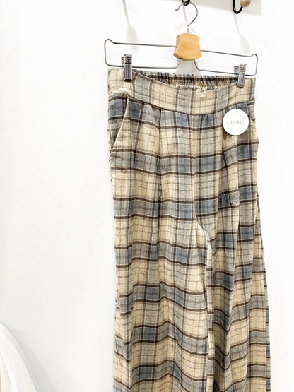 Pantalón cuadros pinza (+colores)