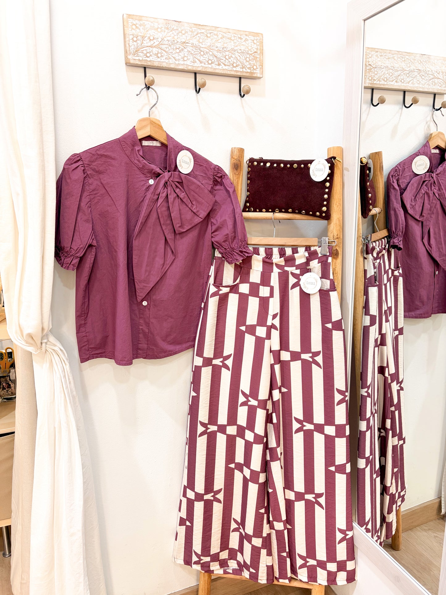 Pantalón estampado pez