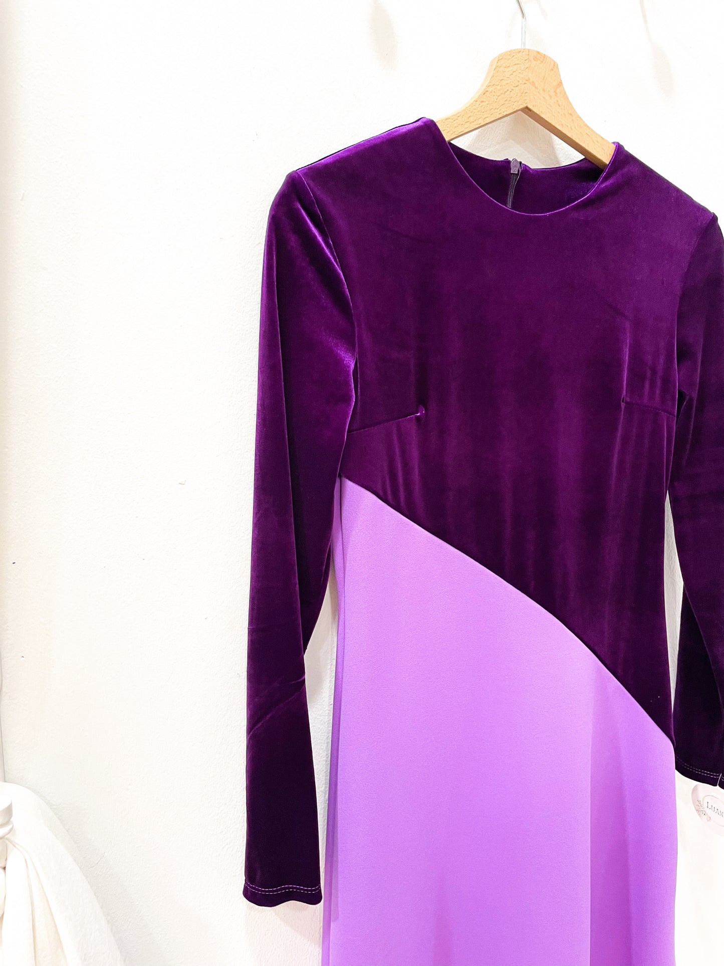 Vestido terciopelo asimétrico (+colores)