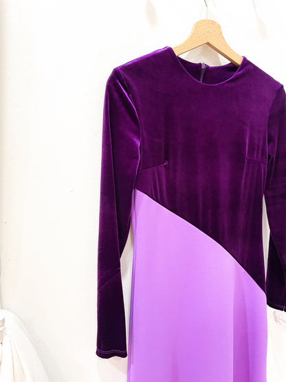 Vestido terciopelo asimétrico (+colores)