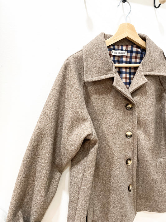 Abrigo corto paño