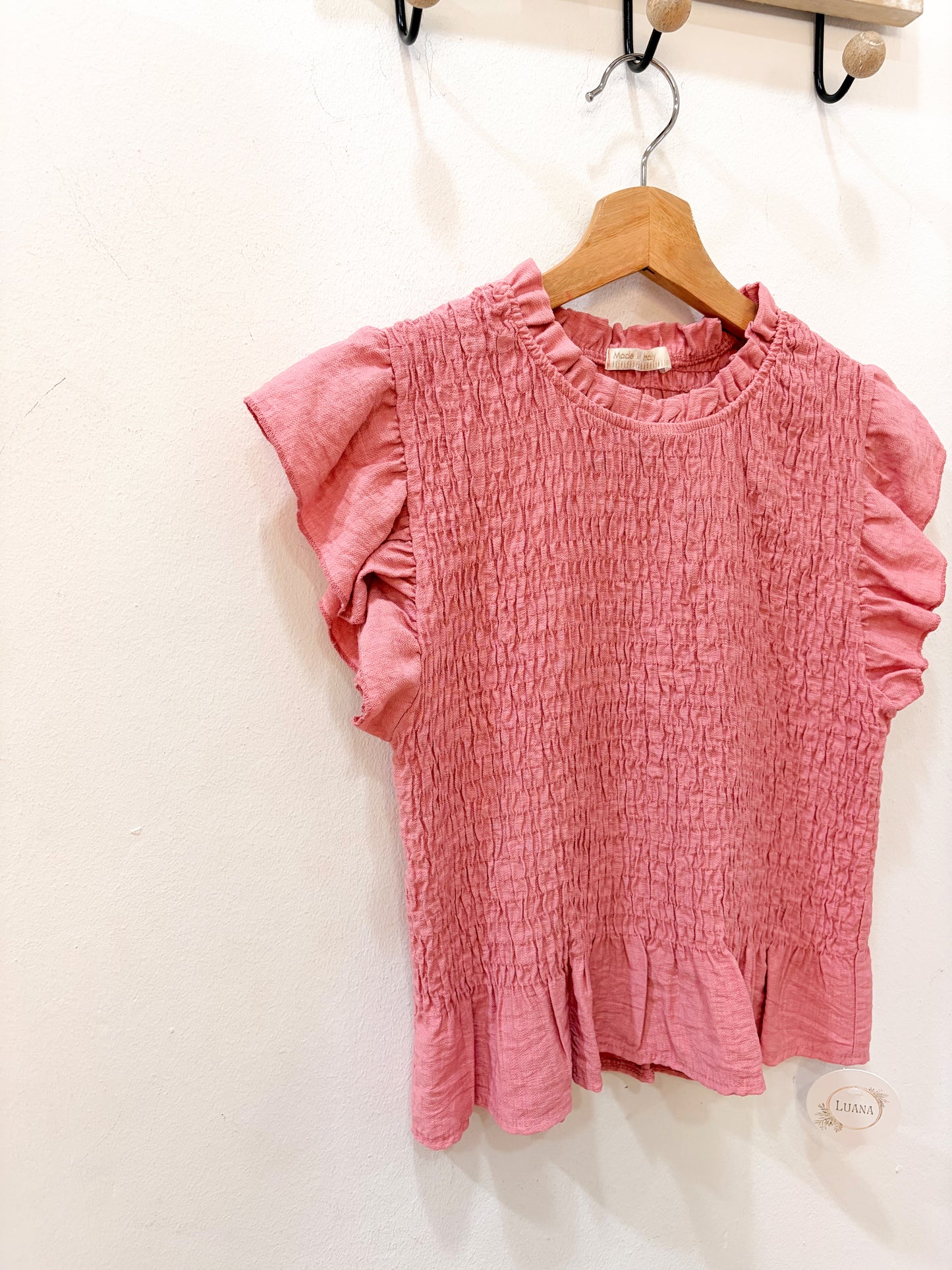 Blusa nido de abeja
