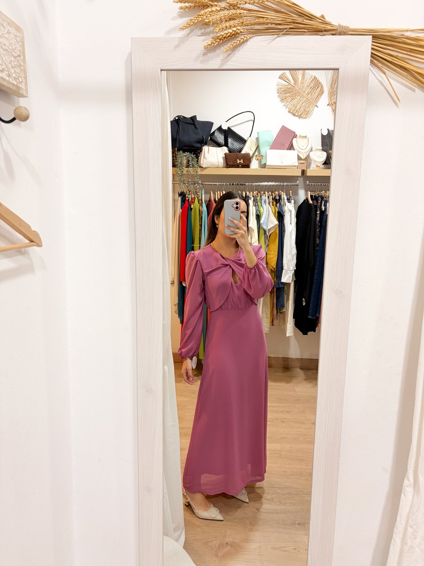 Vestido rosa