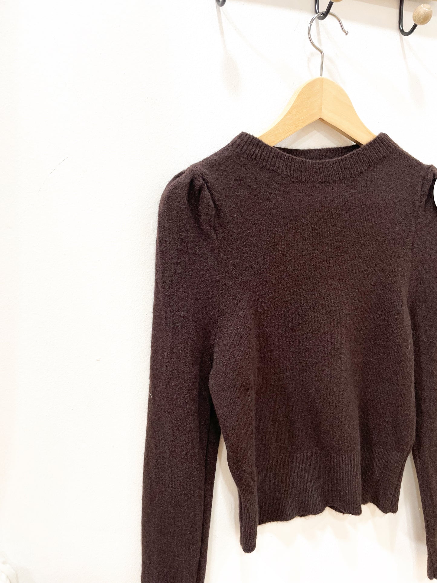 Jersey ajustado marrón