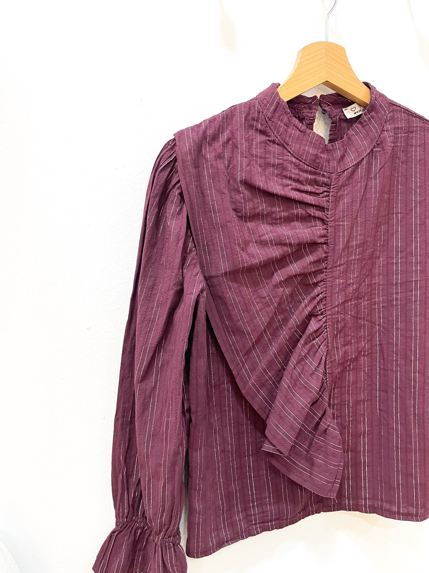 Blusa líneas brillo