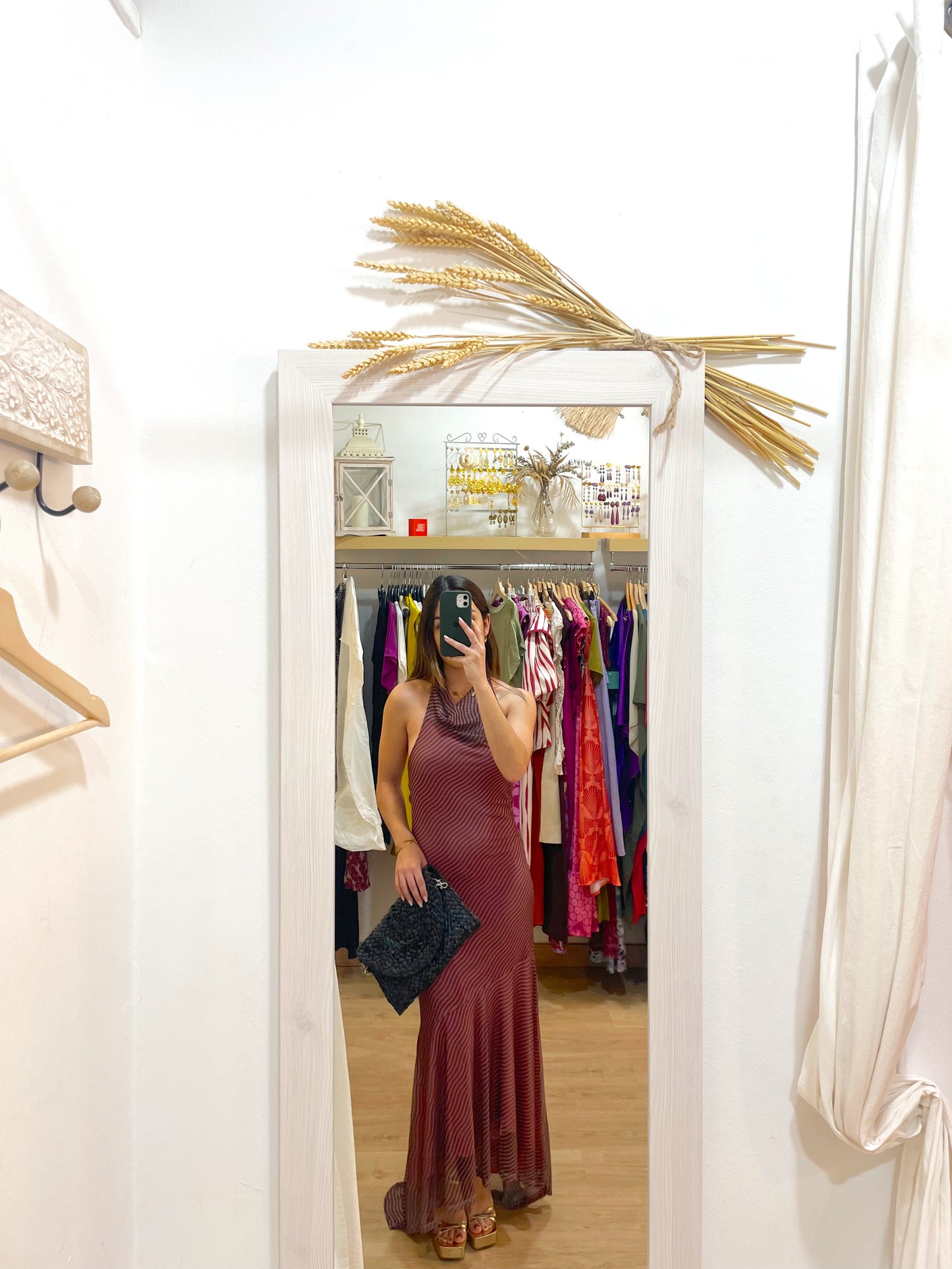 Vestido halter tul