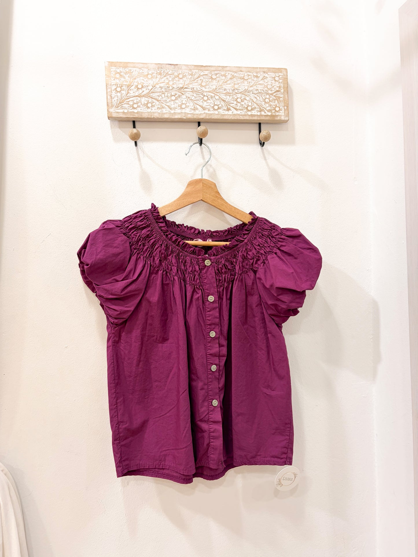 Blusa manga farol