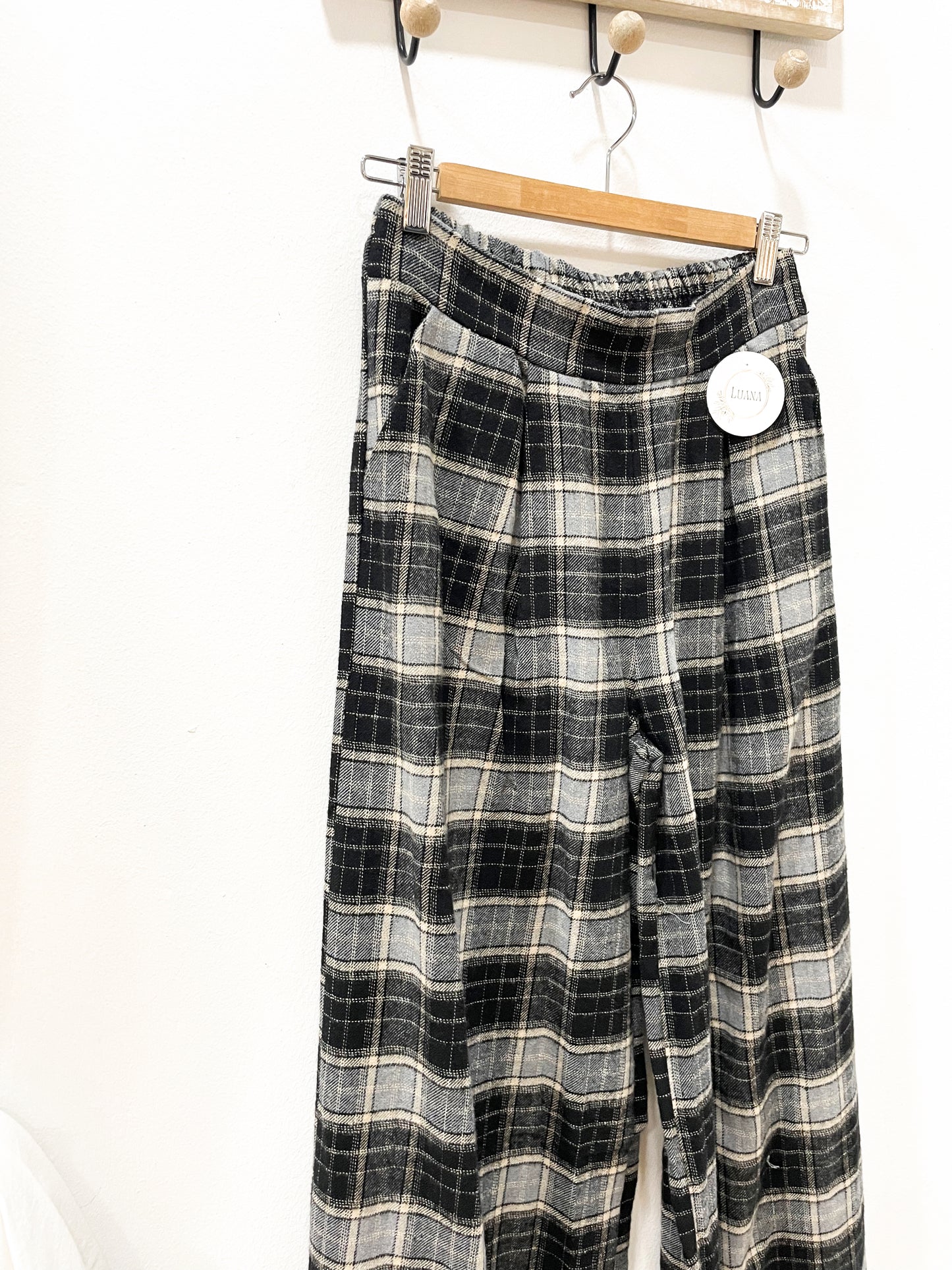 Pantalón cuadros pinza (+colores)