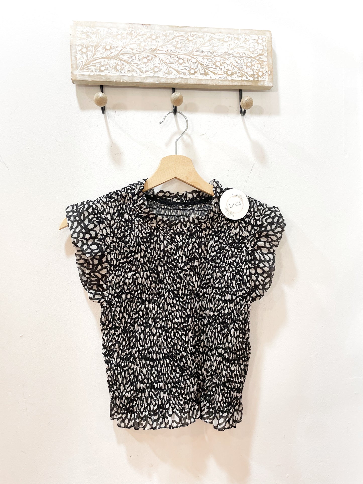 Blusa nido de abeja
