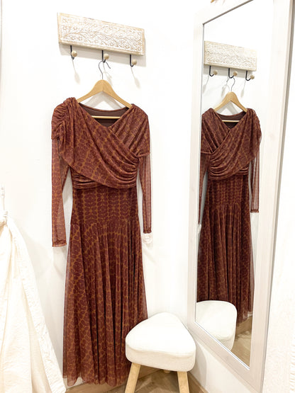 Vestido tul caldera
