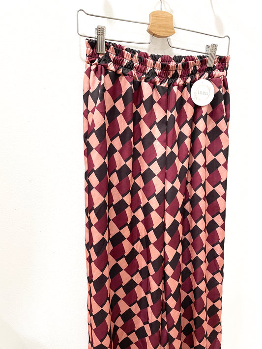 Pantalón bombacho estampado