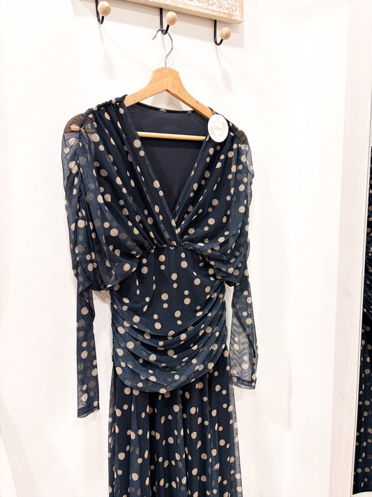 Vestido tul estampado