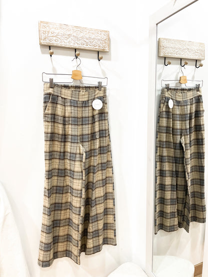 Pantalón cuadros pinza (+colores)