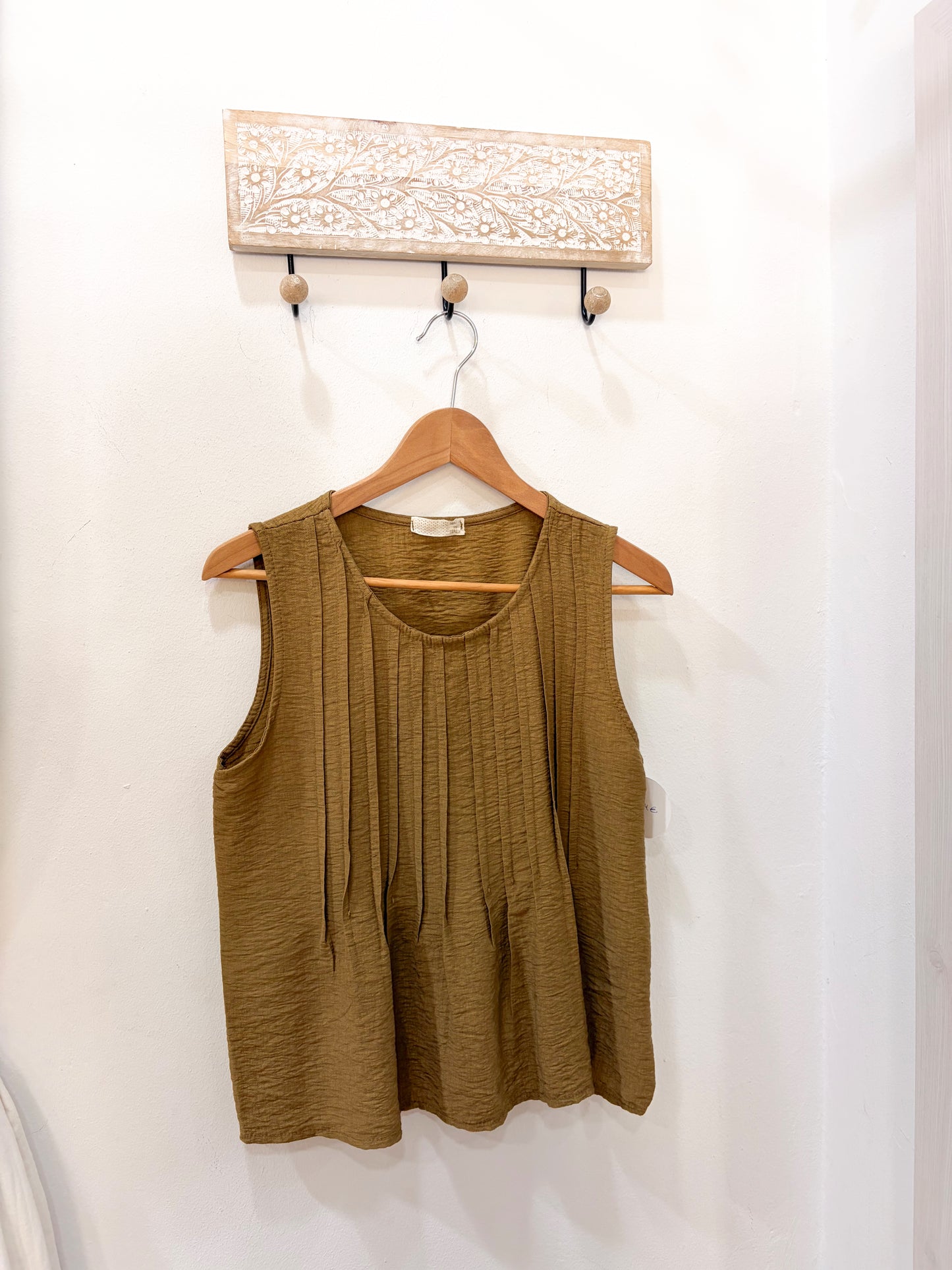 Blusa plisada