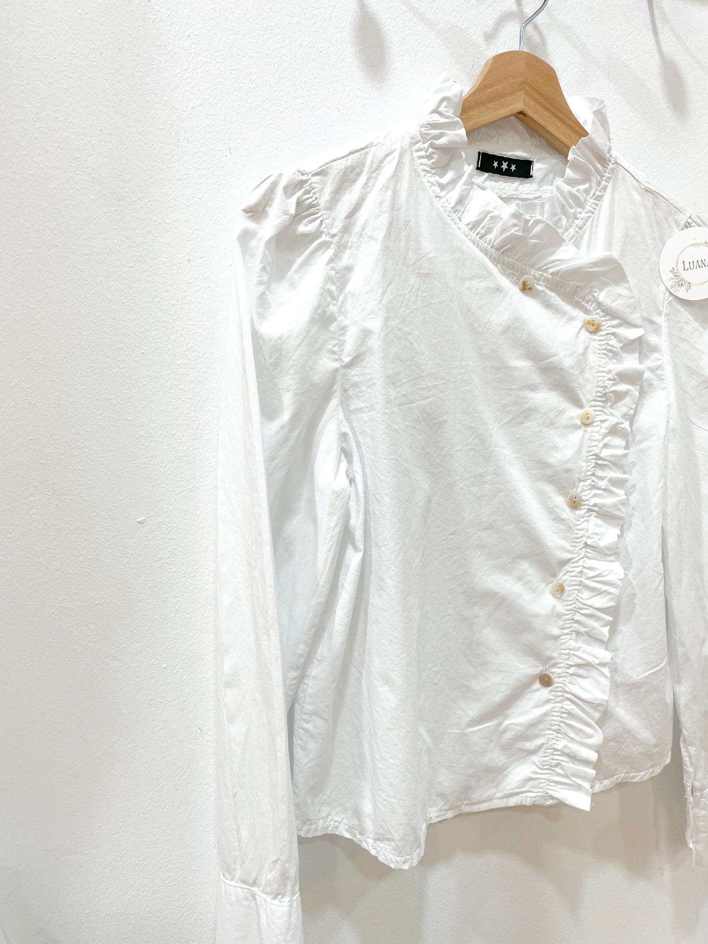 Blusa blanca botones