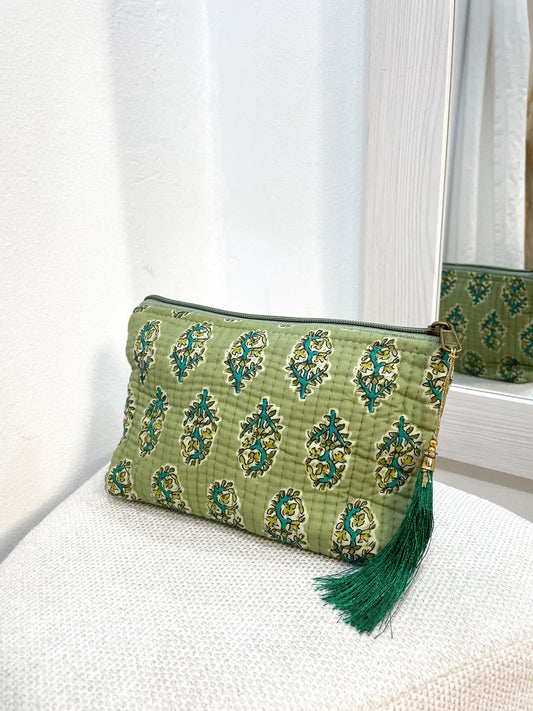 Neceser mediano estampado acolchado