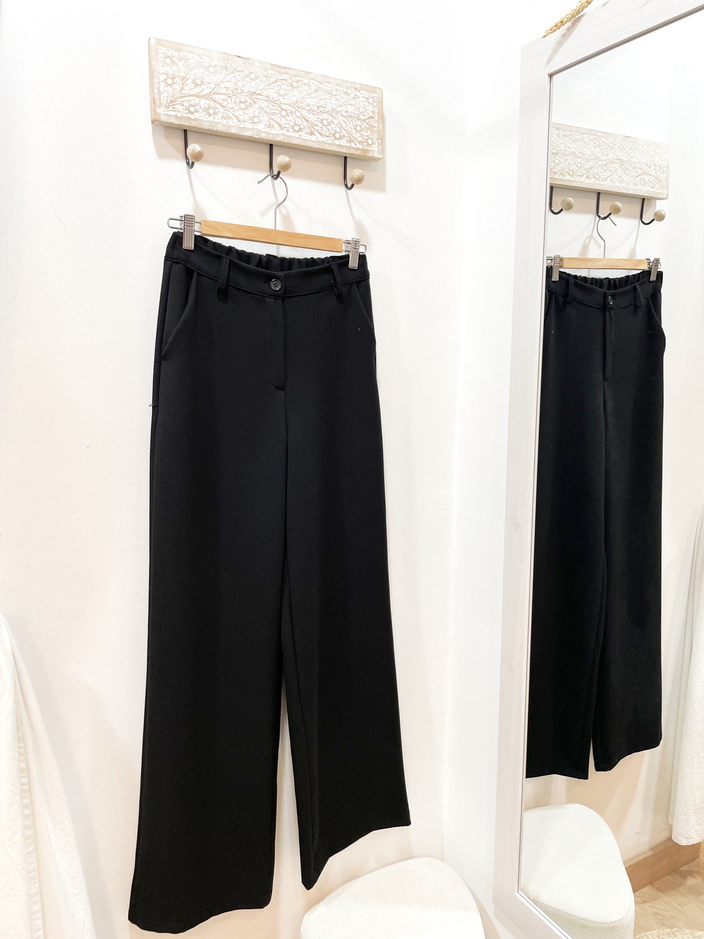 Pantalón de traje negro