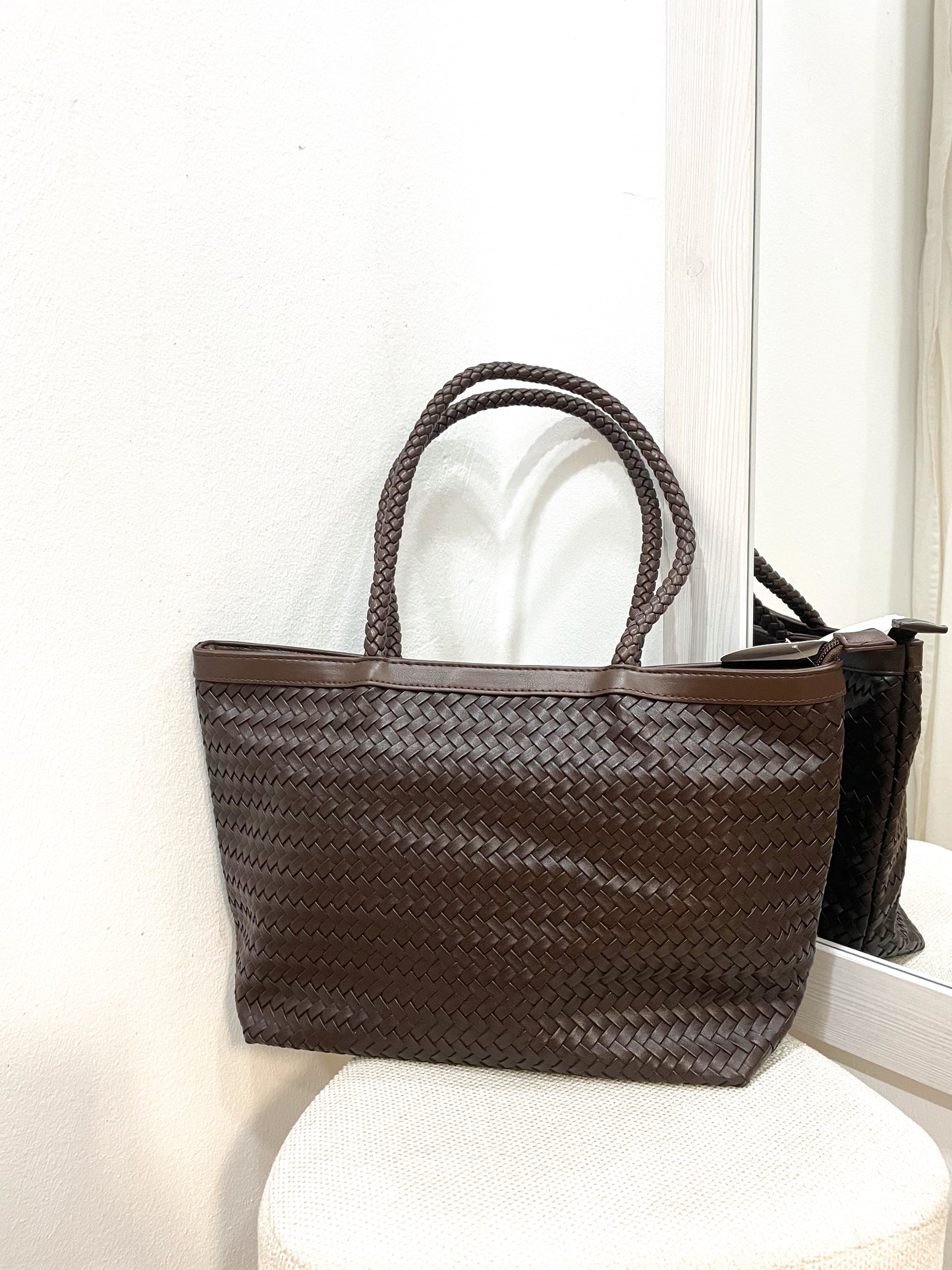 Bolso trenzado shopper