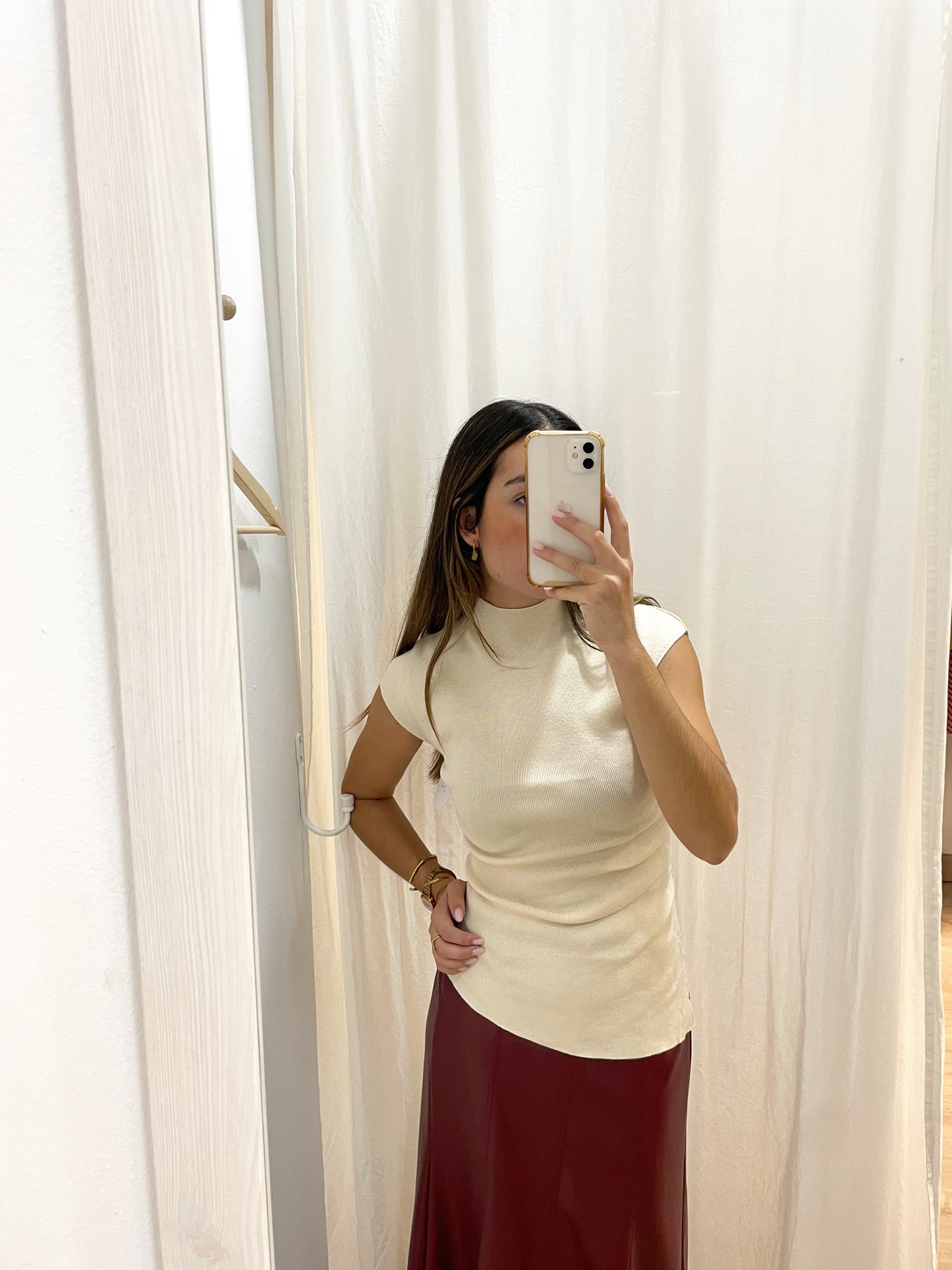 Top punto drapeado (+colores)