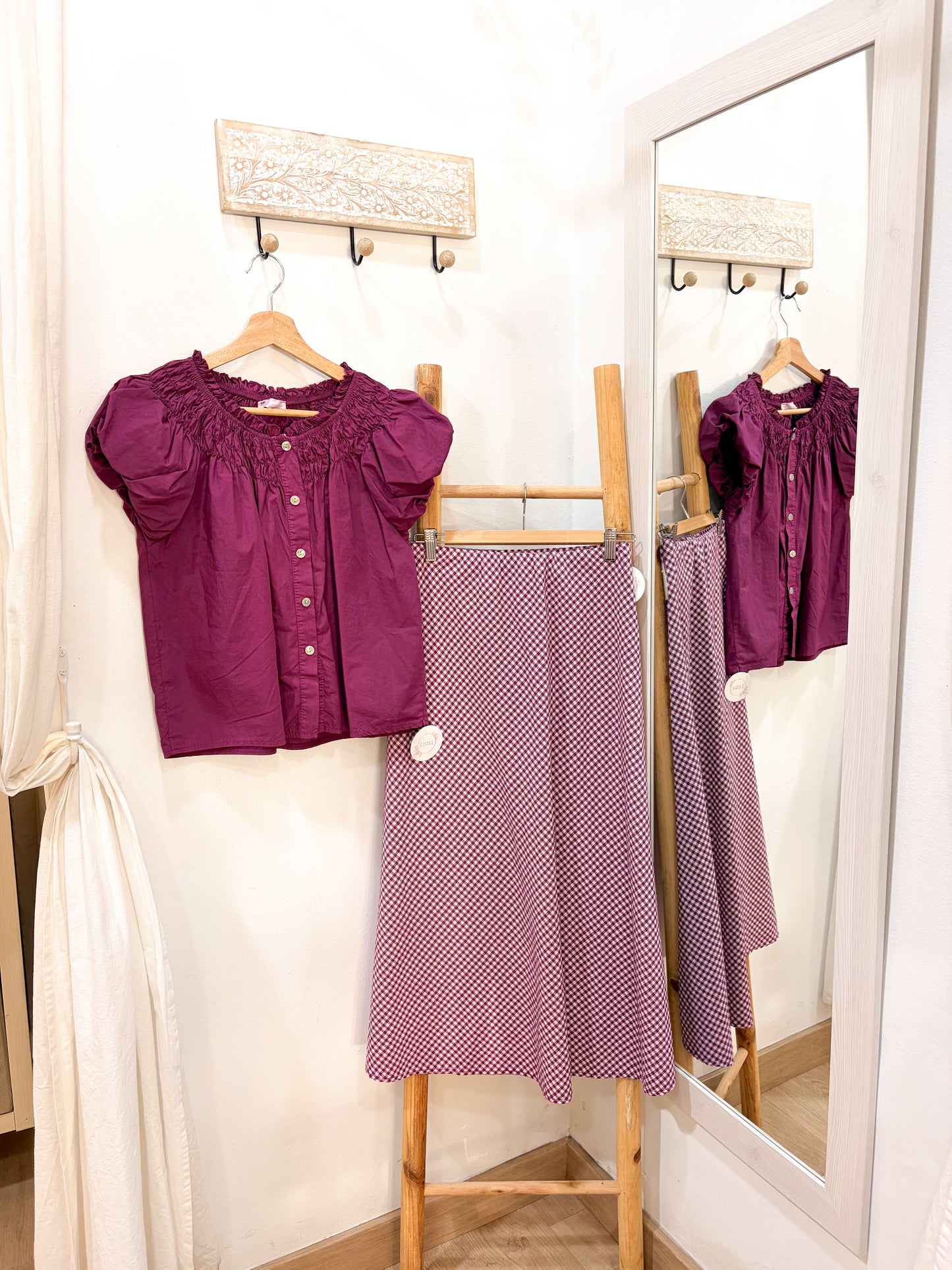 Blusa manga farol
