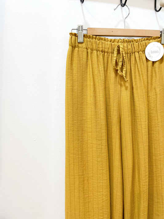 Pantalón fluido rayas