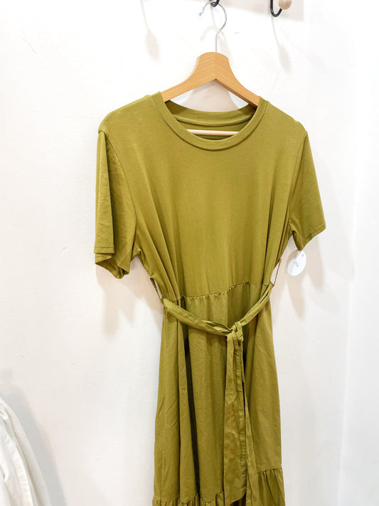 Vestido contraste