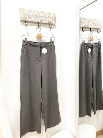 Pantalón traje gris