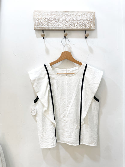 Blusa líneas negras