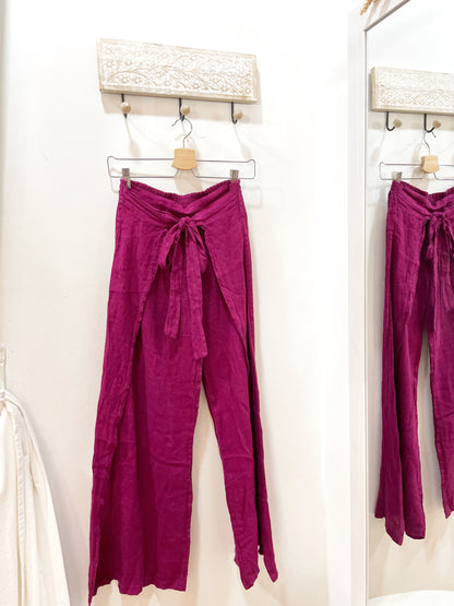 Pantalón lino pareo