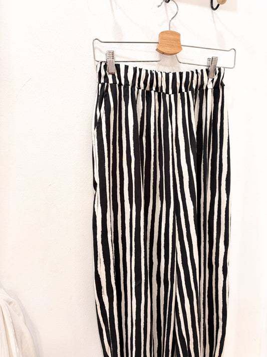 Pantalón balloon rayas